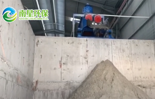 The use of fully automatic filter press on site